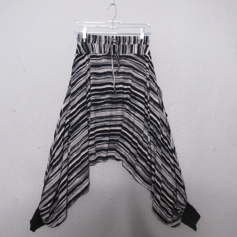 Buddha Pants XS Harem Pants Striped Boho Yoga Drop Crotch Bohemian Hippie Pocket